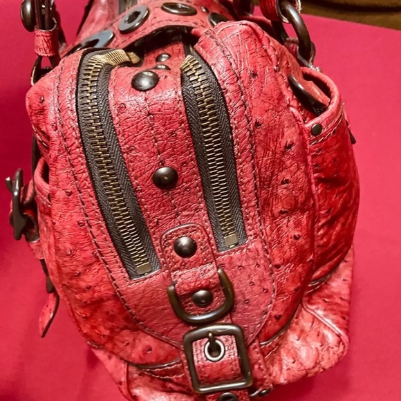 Limited Coach Lily ostrich satchel model 11160 - Picture 3 of 10